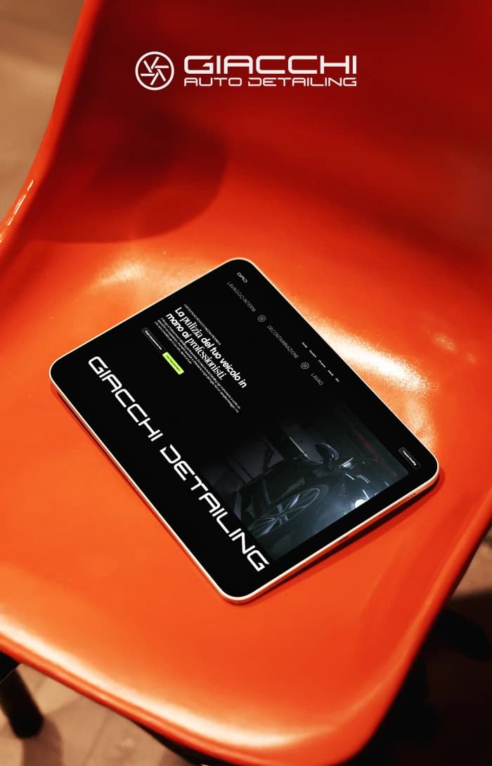 Rettangolari — Giacchi Auto Detailing — Progetto Holdup Agency